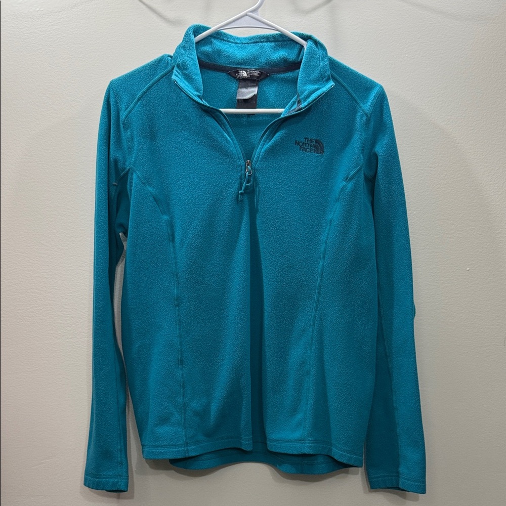 The North Face Turquoise Full-Zip Fleece